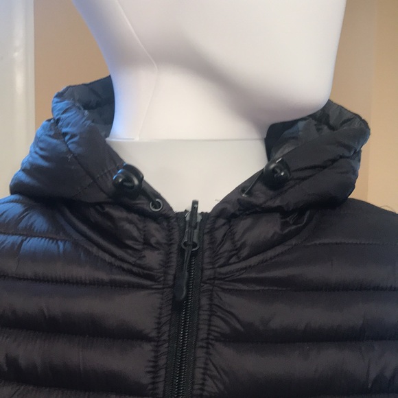 Guess Men’s Puffer Jacket XL Black-Grey - Picture 6 of 15